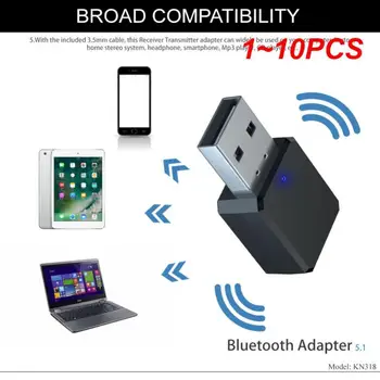 1 ~ 10ШТ, автомобильный комплект Kebidu, адаптер 5.0 Mini Audio USB-ресивера, 3,5 мм, Беспроводная музыкальная стереосистема Aux для громкой связи в автомобиле