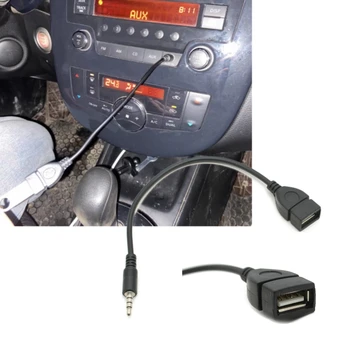 1 шт. автомобильный кабель-адаптер для подключения к разъему USB AUX Транспозиционный USB-кабель AUX 3,5 мм кабель-конвертер