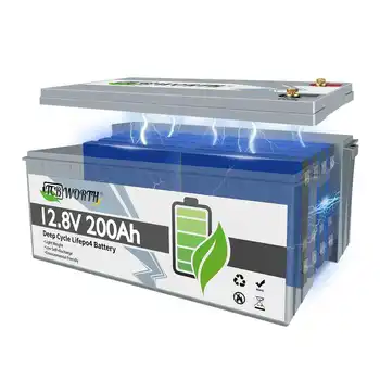 12V 200Ah 240Ah 320Ah Lifepo4 Аккумуляторная Батарея 12,8 V Литиевые Батареи Питания Для Кемперов Rv Гольф-Кар Внедорожный Автономный Солнечный Ветер