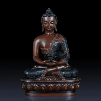 17 см 21 см 31 см Медная статуя Будды Шакьямуни Тибетский буддизм Гаутама домашний декор