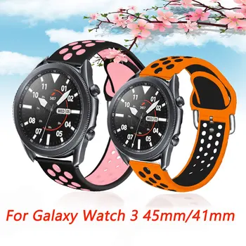 20-22 мм ремешок для часов Samsung Galaxy watch 3 41 м/45 мм активный ремешок 2gear s3 frontier для huawei watch/Смарт-аксессуары Galaxy Watch