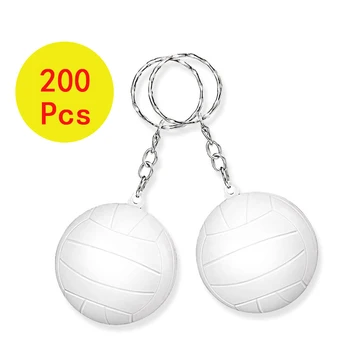 200шт Брелки для волейбольных мячей для вечеринок Волейбольный мяч для стресса Школьная карнавальная награда