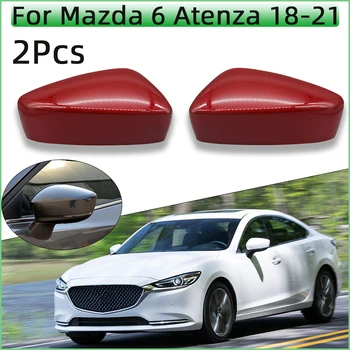 2шт Для Mazda 6 Atenza 2018 2019 2020 2021 Крышка Зеркала Заднего Вида Крышка Дверного Зеркала Корпус Бокового Крыла Заднего Вида С Цветной