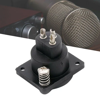3-контактный разъем XLR для розетки на панели шасси для аудиомобиля Scooter Снижает уровень шума И поддерживает идеальное качество звука