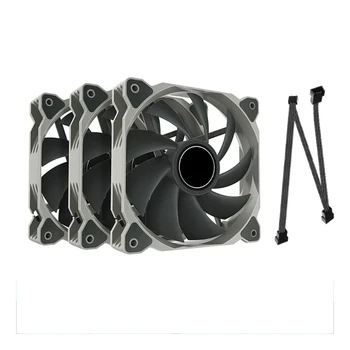 3x Охлаждающий вентилятор PWM 1500 об/мин Регулируемое водяное охлаждение 120 мм Вентилятор охладителя
