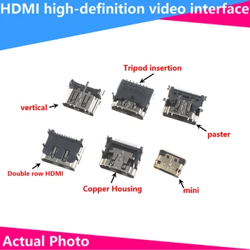 5шт HDMI 19Pin 20P 20Pin Штекерный разъем HDMI Женский Штекерный разъем HDMI Ремонт Замена