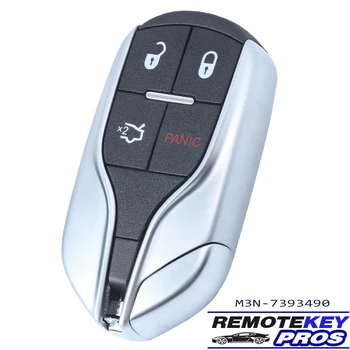 DIYKEY M3N-7393490, M3N7393490 Smart Remote Key Брелок Без Ключа 433 МГц ID46 для Maserati Ghibli Quattroporte 2014 2015 2016