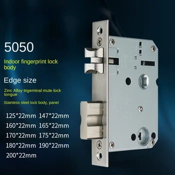 EGFirtor Металл, корпус электронного замка из нержавеющей стали 5050 Врезной для Tuya, распознавание лиц, умный дверной замок с отпечатками пальцев