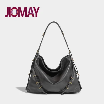 JIOMAY, высококачественные сумки-тоут из искусственной кожи для женщин, роскошная дизайнерская сумочка, косметичка с пряжкой, Модные кошельки нового дизайна для женщин.