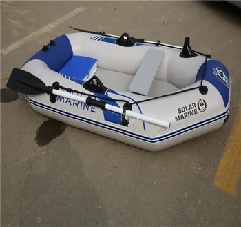 Solar Marine 2 человека, надувная лодка из ПВХ 200 см, каяк для рыбалки, надувной коврик, напольная шлюпка с бесплатными принадлежностями для каноэ для водных видов спорта