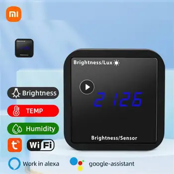 Xiaomi WIFI ZigBee Датчик яркости с определением температуры и влажности Умный дом Датчик освещенности Датчик яркости