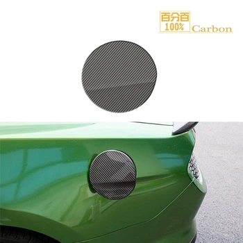 Автозапчасти из 100% углеродного волокна для крышки топливного бака Mustang