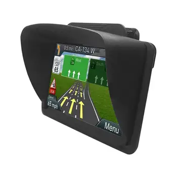 Автомобильный GPS солнцезащитный козырек с антибликовым покрытием Автомобильный Солнцезащитный козырек Универсальный навигационный колпак для 6/7 дюймового автомобильного GPS навигатора Автомобильный радиоплеер