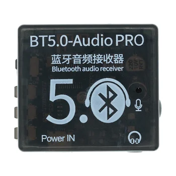 Аудиомодуль BT5.0 PRO с корпусом, плата аудиодекодера MP3 с микрофоном, автомобильный аудиоусилитель без потерь, аудиоприемник DIY