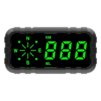 Головной дисплей, GPS-спидометр, 4,2-дюймовый спидометр, пробег, HUD-дисплей, цифровая сигнализация скорости, миль /ч, км /Ч, дисплей высоты