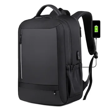 Деловой рюкзак Многофункциональные расширяемые мужские дорожные сумки большой емкости Водонепроницаемый рюкзак для зарядки через USB