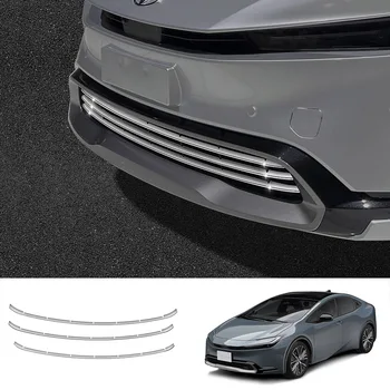 Для Toyota Prius 60 Серии 2023 2024 ABS Хромированная Накладка На Передний Бампер, Накладка На Решетку Радиатора, Гоночный Молдинг Для Укладки