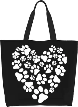 Дорожная пляжная сумка, хозяйственная сумка большой емкости, портативная сумка для хранения с рисунком мультяшной собаки.