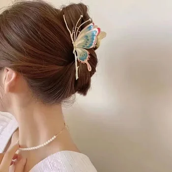 Женская заколка с бабочкой в стиле ретро, Персонализированные модные аксессуары для укладки, высококачественные аксессуары для волос, Памятные подарки