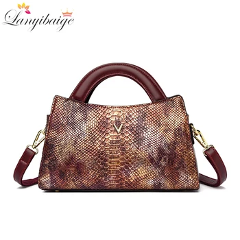 Женская модная сумка большой емкости, роскошная дизайнерская сумка через плечо, высококачественные кожаные винтажные сумки, подходящие для женских сумок.