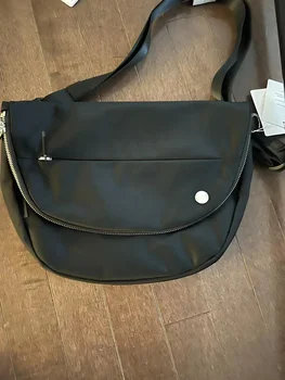 Женская сумка через плечо Lulu, новая нейлоновая поясная сумка для занятий йогой и фитнесом