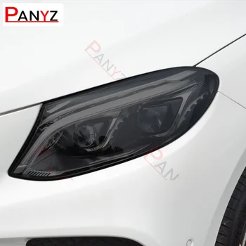 Защитная Пленка Для Автомобильных Фар, Прозрачная Черная Наклейка из ТПУ Для Mercedes Benz GLE Class W166 C292 W167 AMG 2015-On