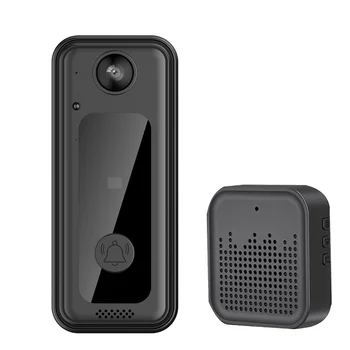 Интеллектуальный видеодомофон Wifi Поддерживает дистанционный домофон с мобильным телефоном, широкоугольный визуальный набор дверных звонков высокой четкости