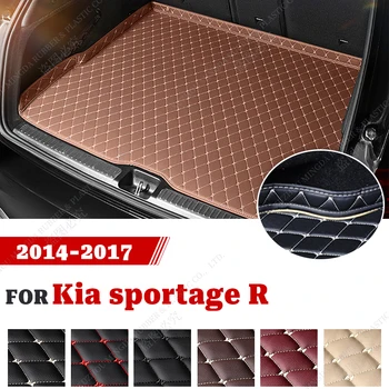 Коврик в багажник автомобиля для внедорожника Kia Sportage R 2014 2015 2016 2017 Индивидуальный дизайн интерьера Automovil из водонепроницаемой кожи