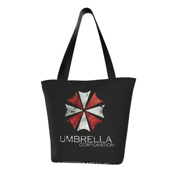 Корпоративные зонтики, сумка для покупок в продуктовых магазинах, женские милые холщовые сумки для покупок через плечо, сумки большой емкости