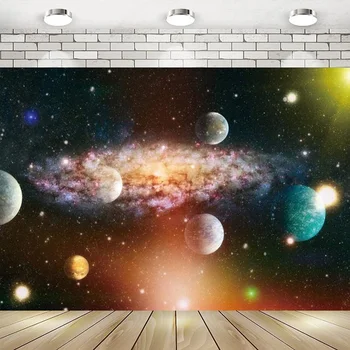 Космос Солнечная Система Вселенная Галактика Туманность Млечный Путь Планета С Днем Рождения Фон для Фотосъемки Фон Баннер Декор