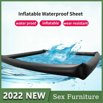 Надувная водонепроницаемая секс-кровать из ПВХ, секс-мебель, простыни, увеличивающие удовольствие для пары, Игрушки для взрослых, Постельное белье, простыни для 18 + Игрушек для взрослых