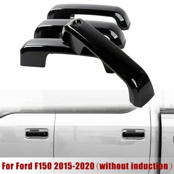 Накладки на ручки боковых дверей автомобиля снаружи, декоративная оболочка для Ford F150 2015-2020 (без отверстия для отвода тепла) Внешние аксессуары