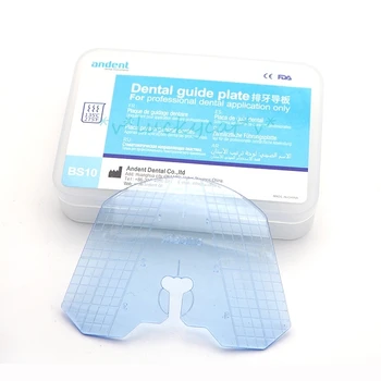 Новый 1 шт./2шт Пластиковый стоматологический шаблон Направляющая пластина для установки вставных зубов в комплекте Направляющая пластина для стоматологического лабораторного инструмента