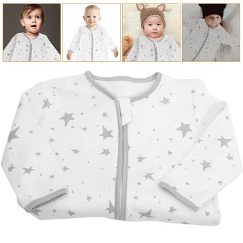 Пижама для мужчин, Детский Спальный мешок, Хлопчатобумажный мешок со съемным рукавом, Весна и осень для малышей