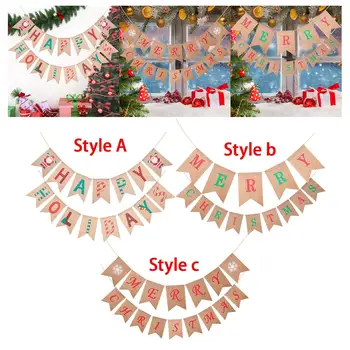 Рождественский баннер, рождественские украшения, реквизит для фотосъемки своими руками, Рождественская овсянка для стены, свадьба, Домашний камин
