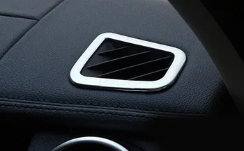 Стайлинг Автомобиля ABS Хромированная Внутренняя Верхняя Крышка Вентиляционного Отверстия Кондиционера 2шт Для Land Rover LR4 Discovery 4 2010-2015