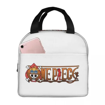 Сумки для ланча с логотипом Ace One Piece с изоляцией, портативные сумки для пикника, термоохладитель, ланч-бокс, сумка для ланча для женщин, работы, детей, школы