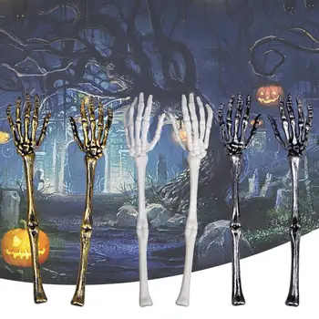 Хорошие каркасные колья, реалистично выглядящие долговечные украшения на Хэллоуин, яркие каркасные колья, реквизит для фотосъемки на Хэллоуин
