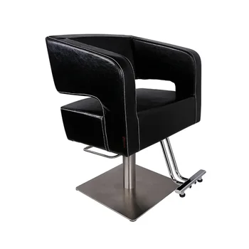 Цена по прейскуранту завода изготовителя Роскошный дизайн Черное гидравлическое кресло для салона из натуральной кожи
