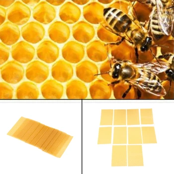 10шт Инструмент для пчеловодства 133x90 мм Основа для пчелиных сот Восковые рамки для пчелиных гнезд Оборудование для медового Улья Инструмент