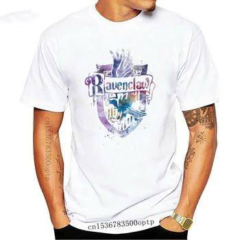 Camiseta de algodón con estampado para hombre y mujer, camisa de manga corta con cuello redondo, Ravenclaw, nueva