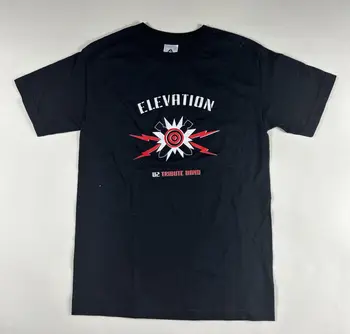Винтажная рубашка Elevation От U2 Tribute Band Размер S с длинными рукавами