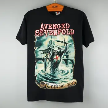 Винтажная футболка Avenged Sevenfold Tour 2013 с длинными рукавами