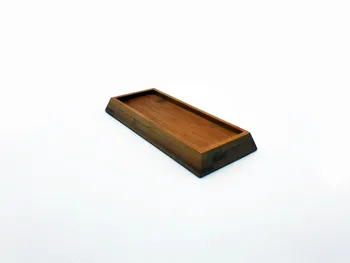 Кухонная заточка Бамбуковая основа для точильного камня Камень для заточки ножей размером 180*60*30 мм