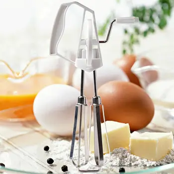 Удобный Пластиковый Ручной Кухонный инструмент для выпечки Блендер Венчик Миксер Взбивалка для яиц