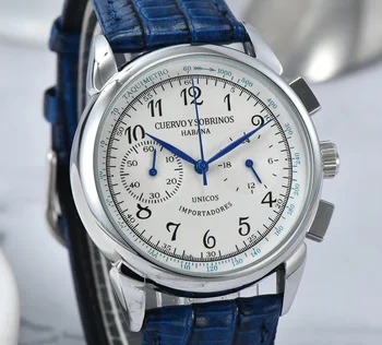Часы CYS-Historiador Многофункциональные роскошные мужские часы с датой, модный классический топ с кожаным ремешком, водонепроницаемые кварцевые спортивные часы