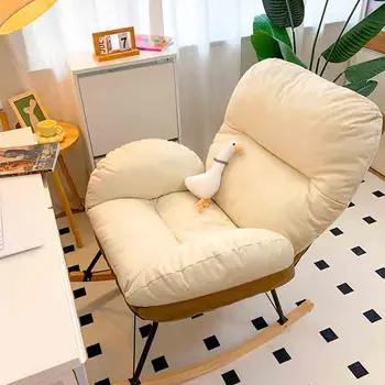 Эргономичные кресла для гостиной с подлокотниками, мягкие Откидывающиеся Креативные кресла для гостиной с откидывающимися спинками, украшения для гостиной